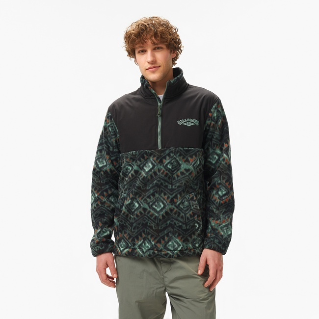  Billabong Boundary Re-İssue Erkek Siyah Polar Sweatshirt