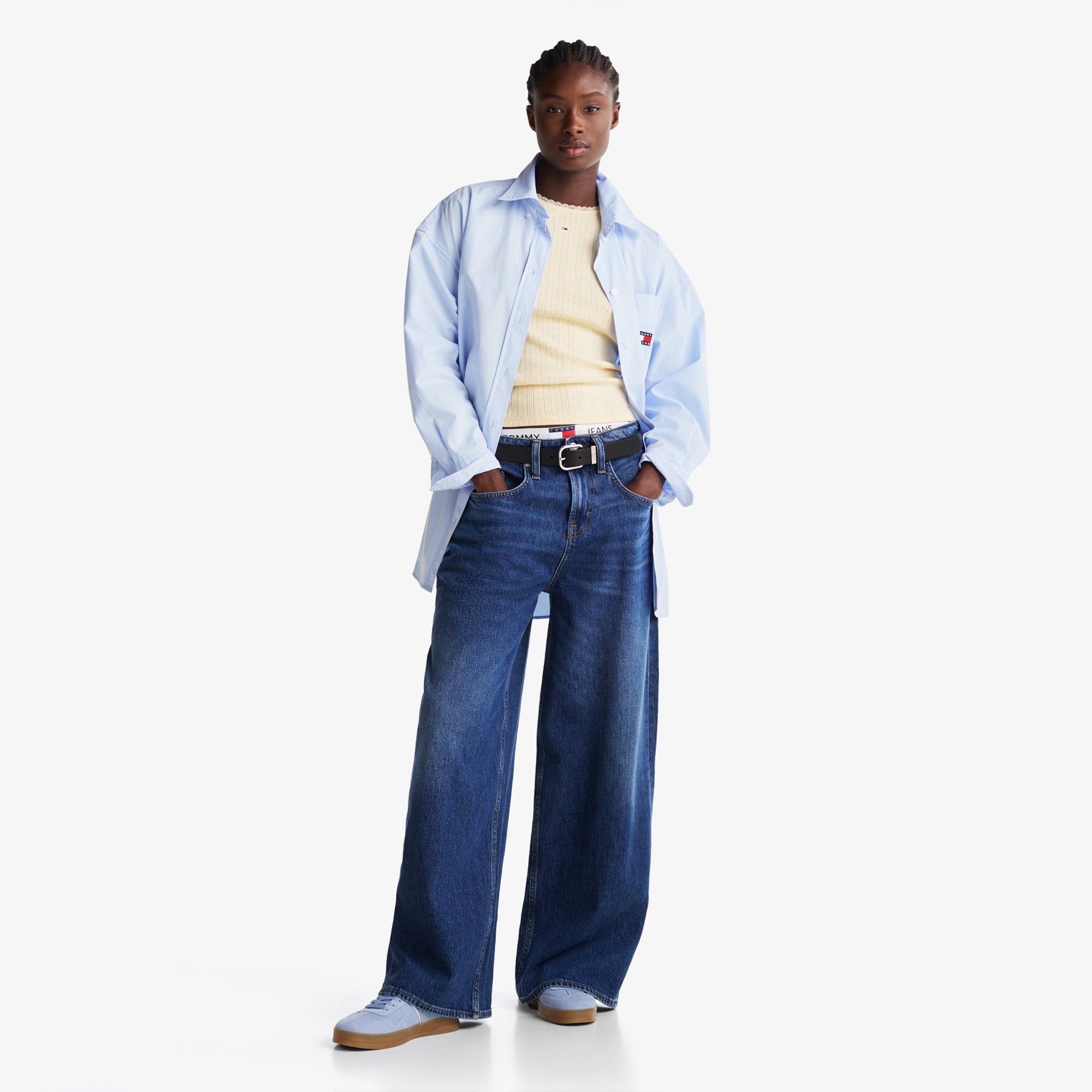 Tommy Hilfiger Kadın Mavi Sneaker