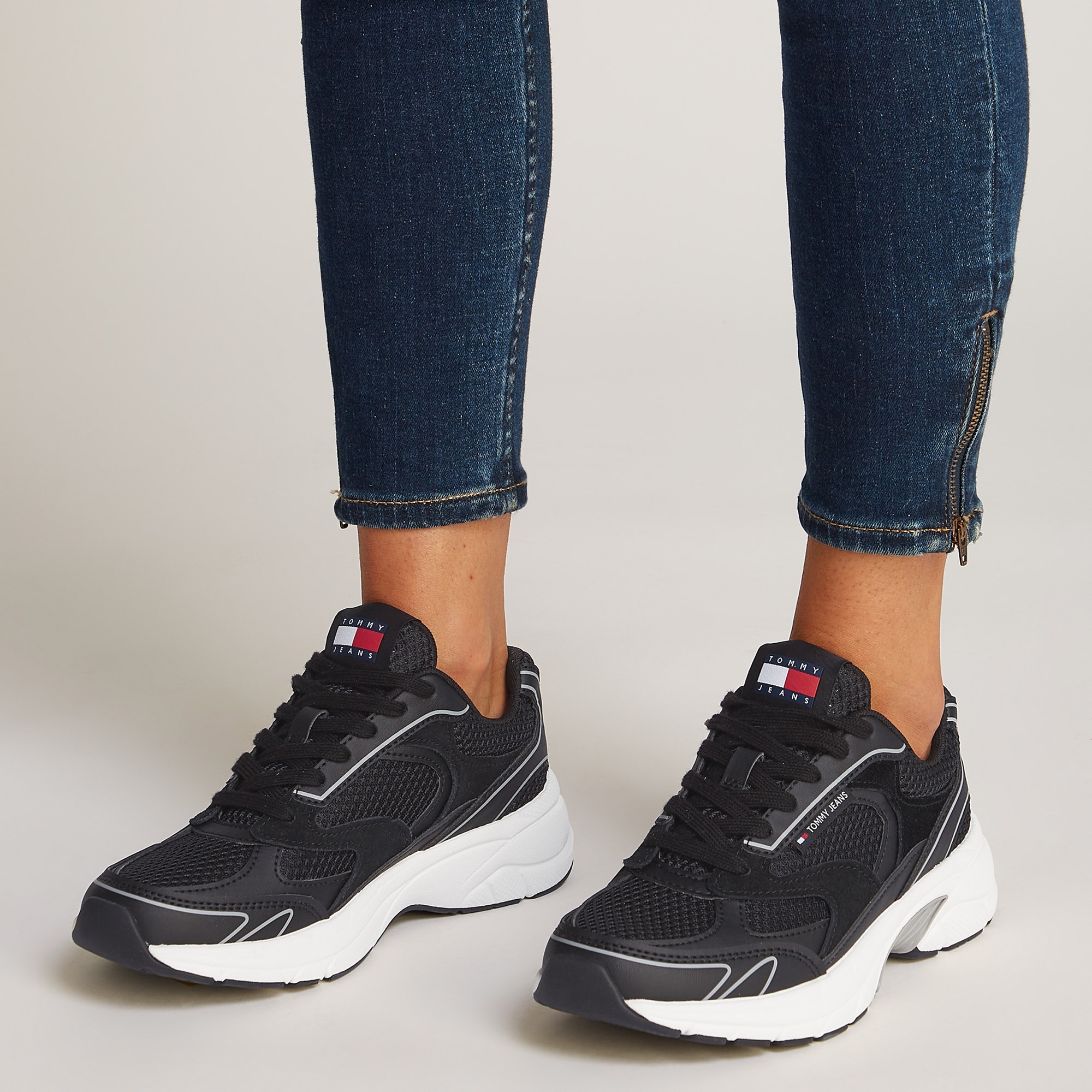 Tommy Hilfiger Kadın Siyah Sneaker