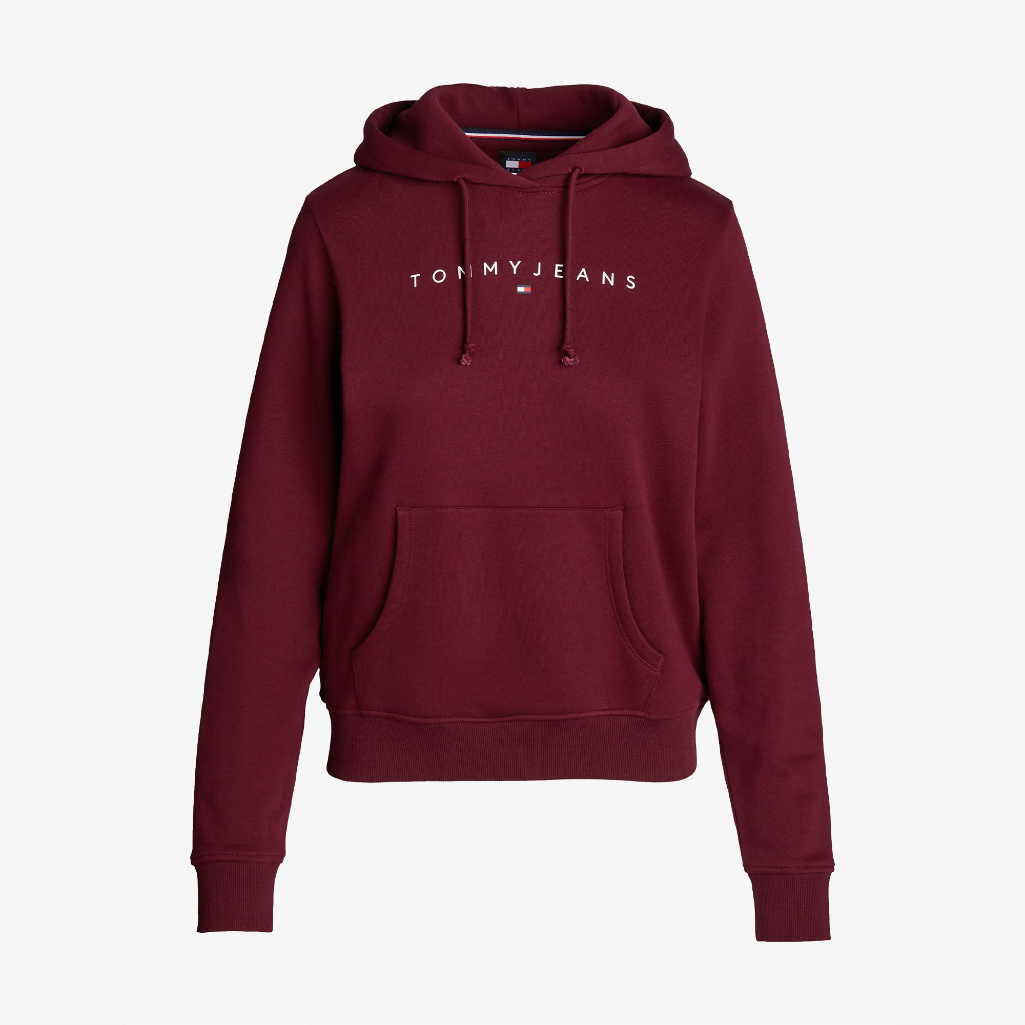 Tommy Jeans Kadın Bordo Hoodie