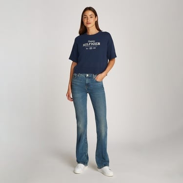  Tommy Hilfiger Kadın Mavi Triko