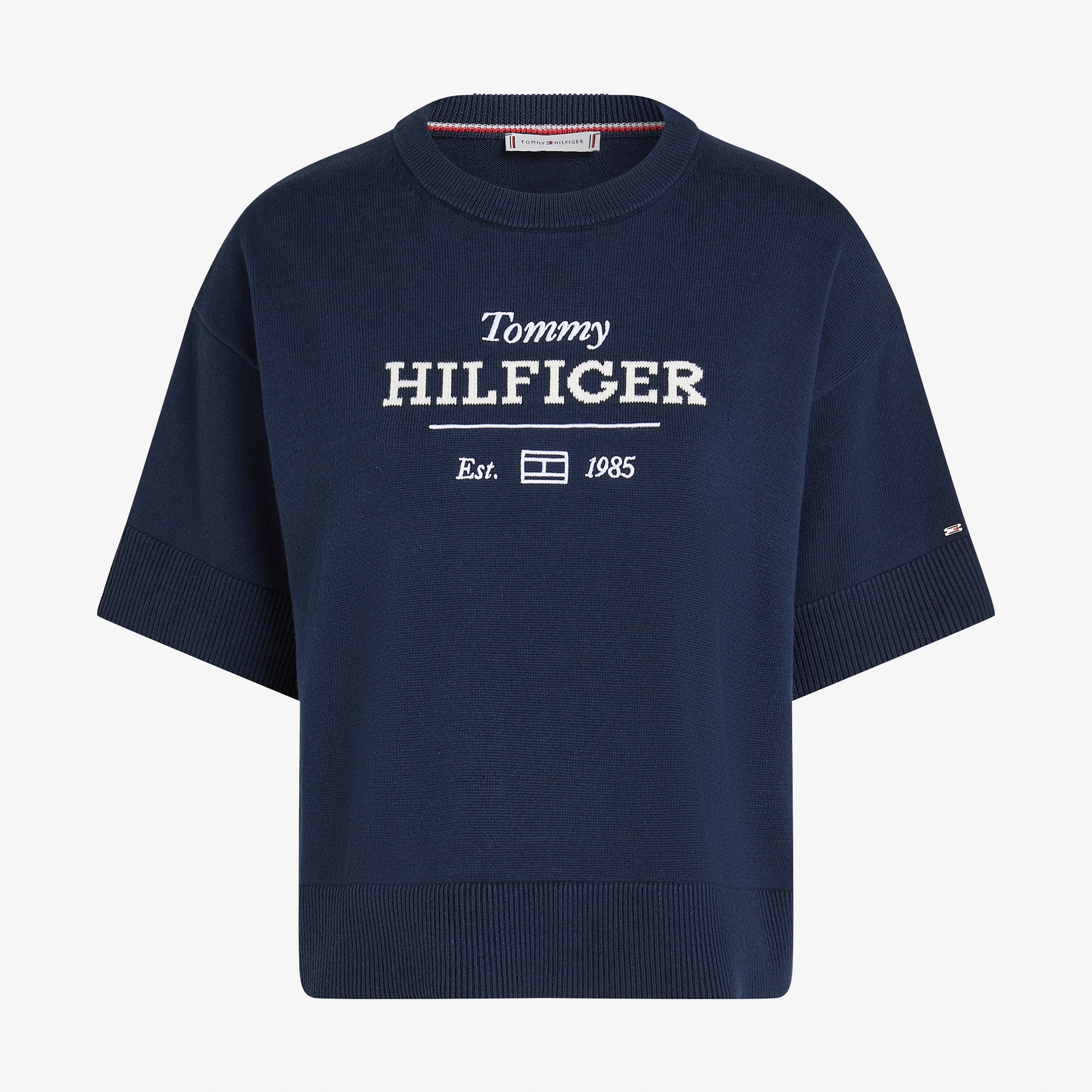 Tommy Hilfiger Kadın Mavi Triko