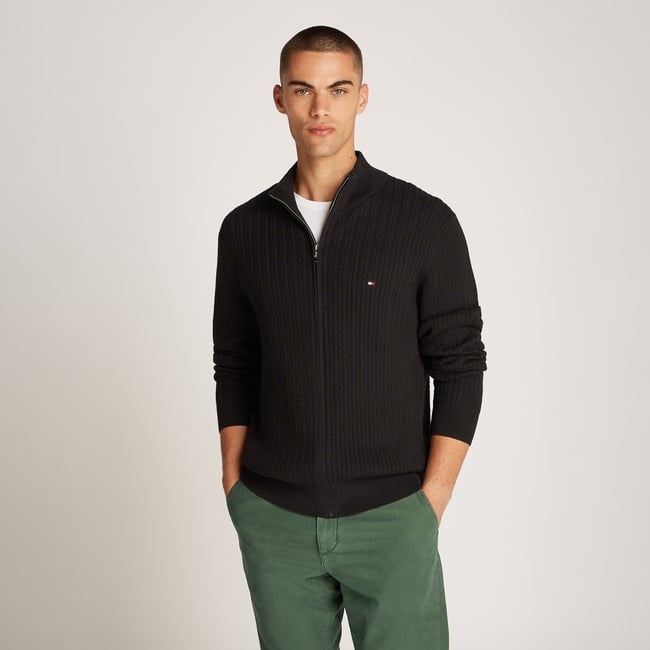  Tommy Hilfiger Erkek Siyah Triko