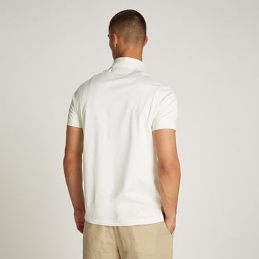  Tommy Hilfiger Erkek Beyaz Polo Yaka T-Shirt