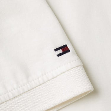  Tommy Hilfiger Erkek Beyaz Polo Yaka T-Shirt
