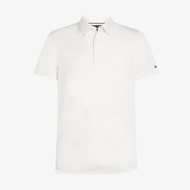  Tommy Hilfiger Erkek Beyaz Polo Yaka T-Shirt