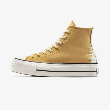  Converse Chuck Taylor All Star Lift Crafted Laces Kadın Turuncu Platform Sneaker