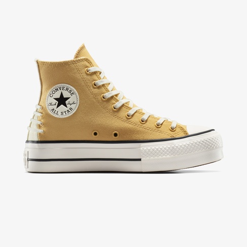  Converse Chuck Taylor All Star Lift Crafted Laces Kadın Turuncu Platform Sneaker