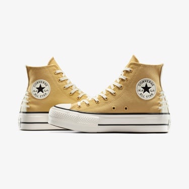  Converse Chuck Taylor All Star Lift Crafted Laces Kadın Turuncu Platform Sneaker
