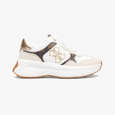  Guess Luckei Printed Eco Leather Active Kadın Renkli Sneaker