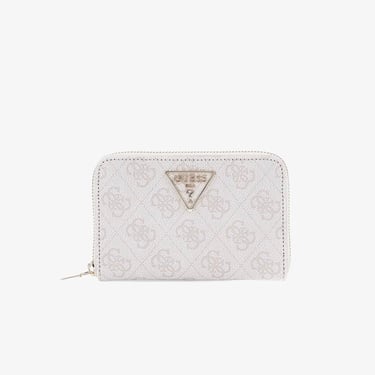  Guess Laurel Large Zip Noreen Kadın Beyaz  Cüzdan