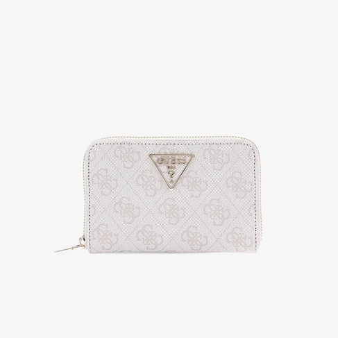  Guess Laurel Large Zip Noreen Kadın Beyaz  Cüzdan