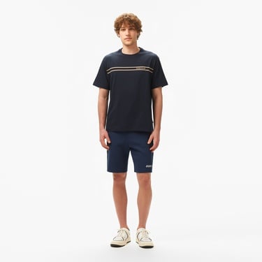  Guess Cn Reg Chest S Mid Organic Heavy 205 Erkek Lacivert T-Shirt