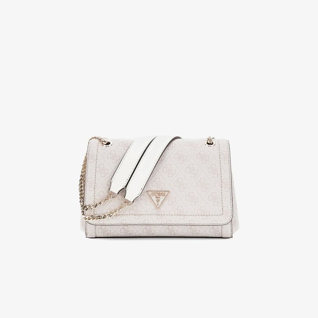  Guess Noelle Girlfriend 76210 Kadın Krem El Çantası