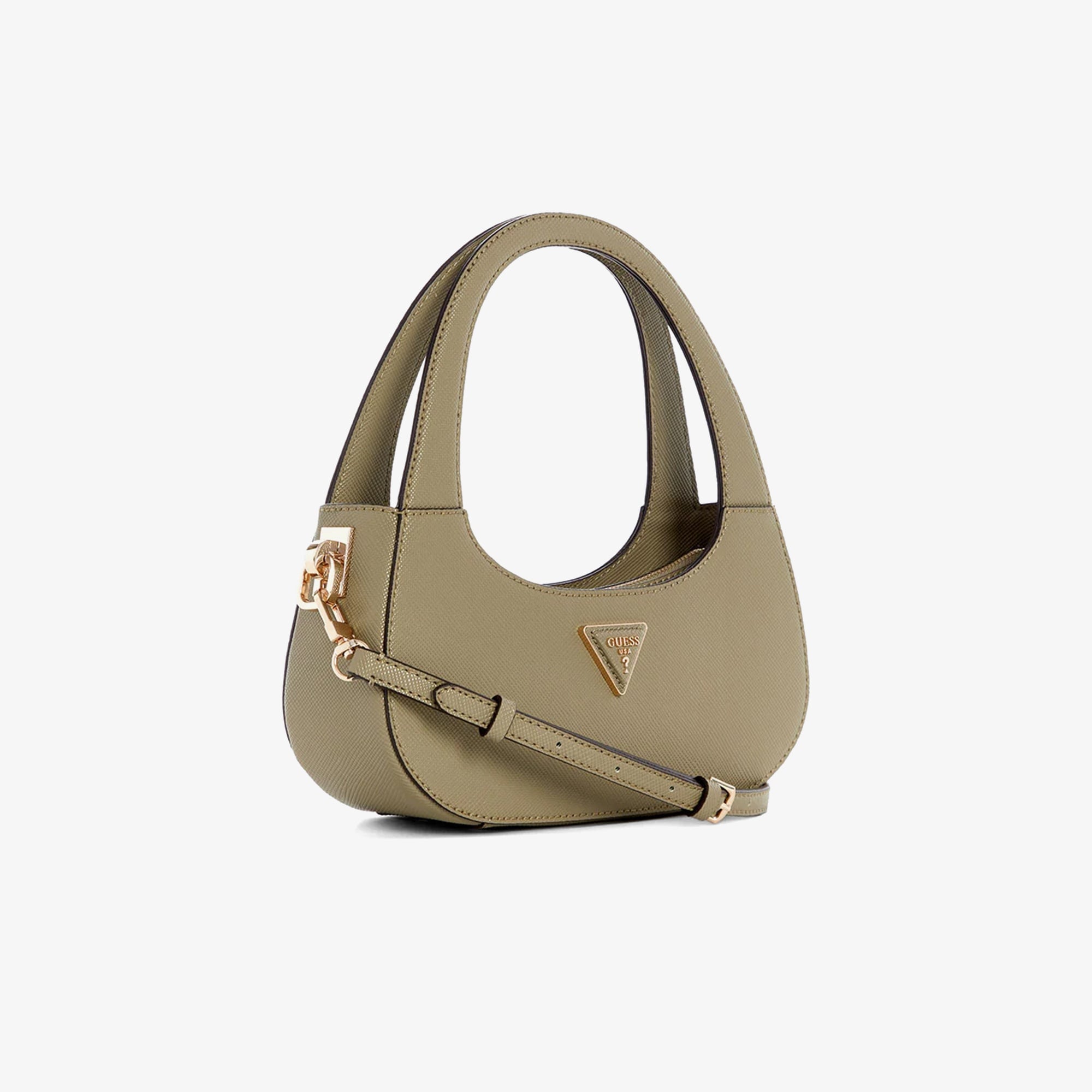 Guess Eco Gloriana Gfriend Jazlynn Hobo Crossbody Kadın  Yeşil Çapraz Çanta