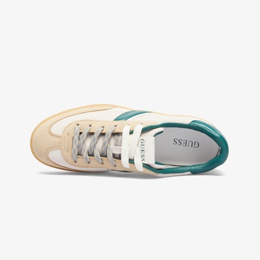  Guess Nola Iii Suede Erkek Beyaz Sneaker