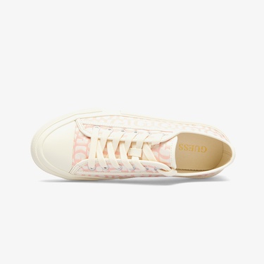  Guess Carey Logo Kadın Pembe Sneaker
