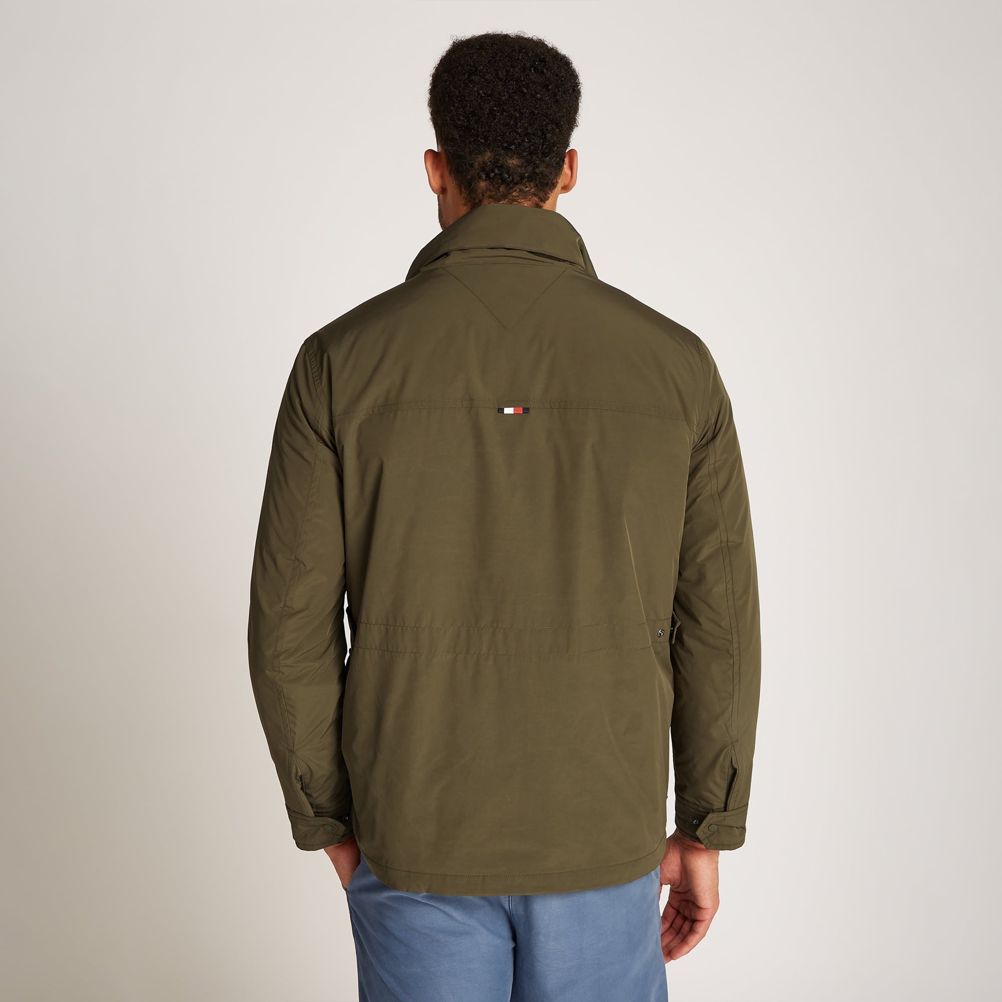 Tommy Hilfiger Erkek Haki Mont