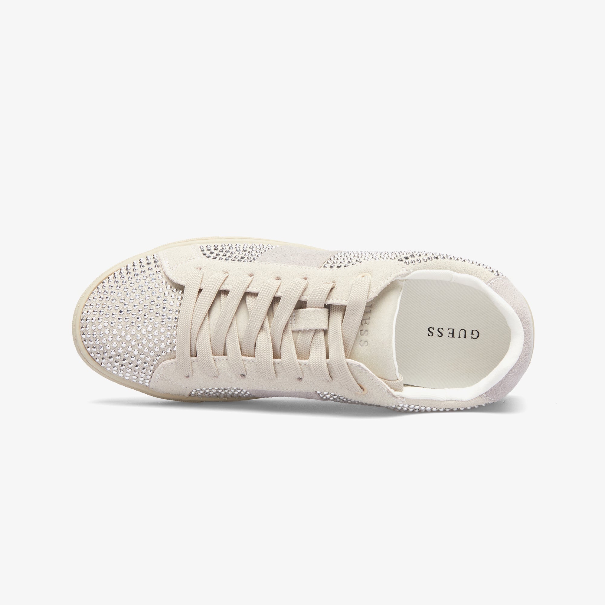 Guess Toda Suede Kadın Beyaz Sneaker