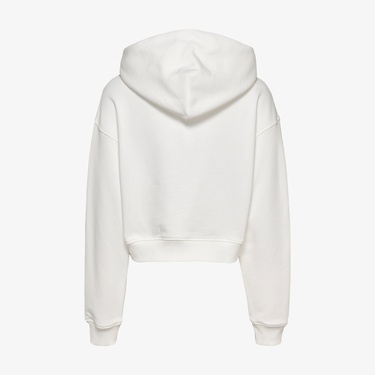  Tommy Hilfiger Kadın Beyaz Hoodie