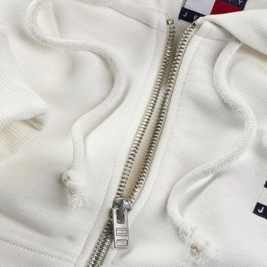  Tommy Hilfiger Kadın Beyaz Hoodie