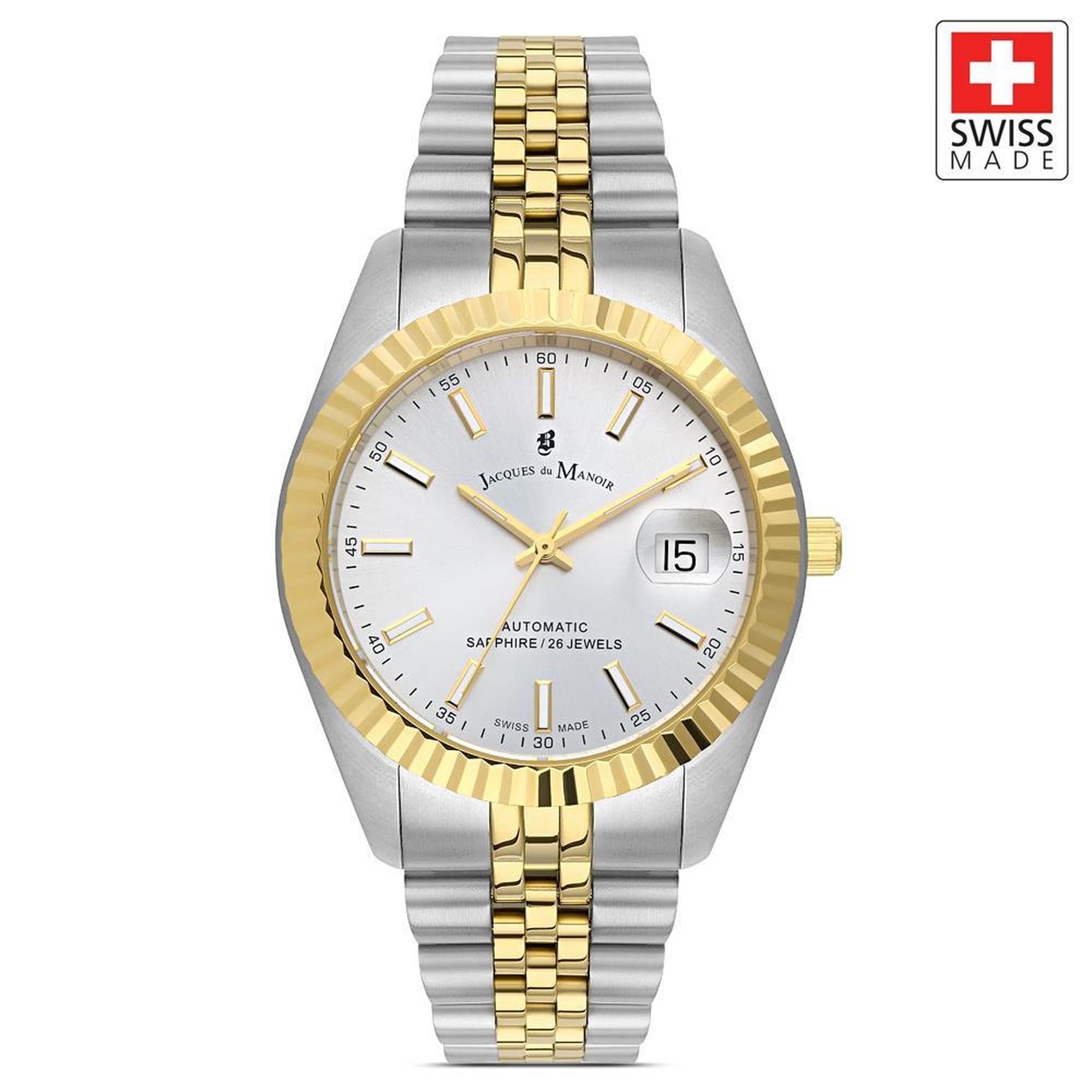 INSPIRATION JWG04209 (Sellita SW200-1, 26 Jewels Otomatik Mekanizmalı, Swiss Made) Erkek Kol Saati