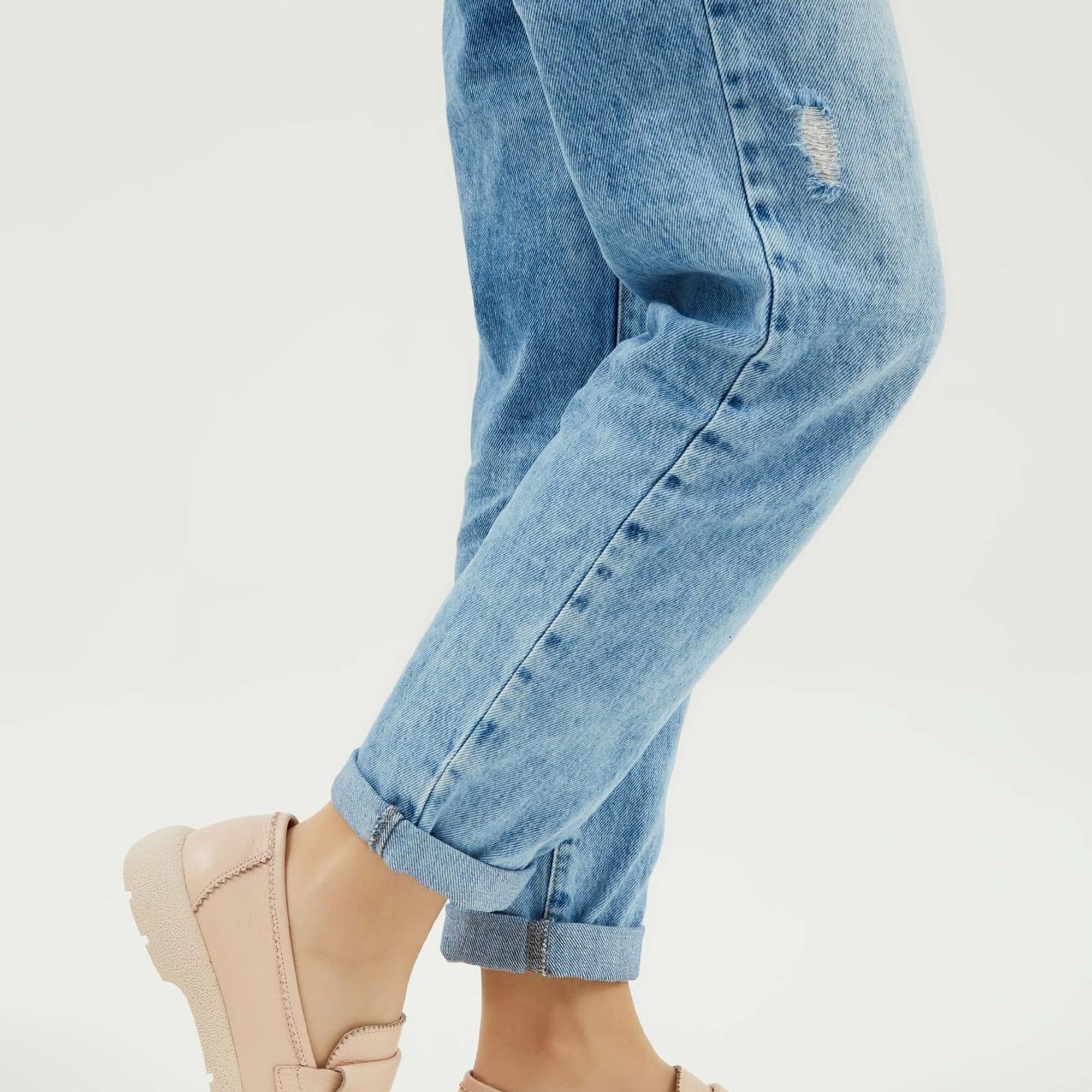 Tamer Tanca Kadın Hakiki Deri Nude Loafer Ayakkabı