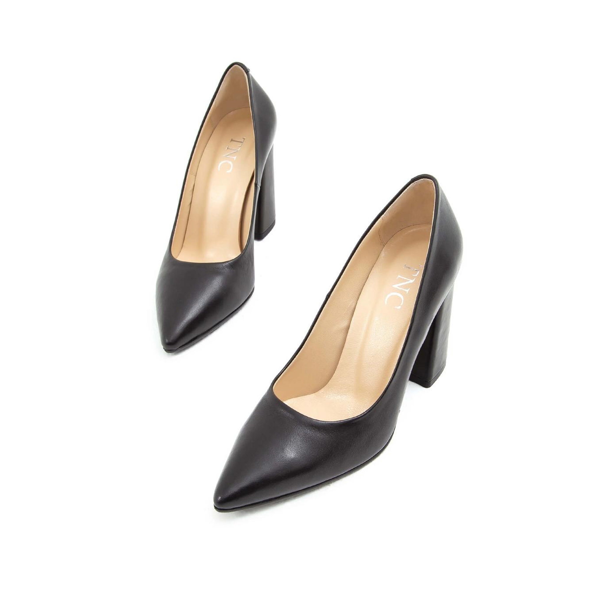 Tamer Tanca Kadın Hakiki Deri Siyah Deri Klasik Ayakkabı