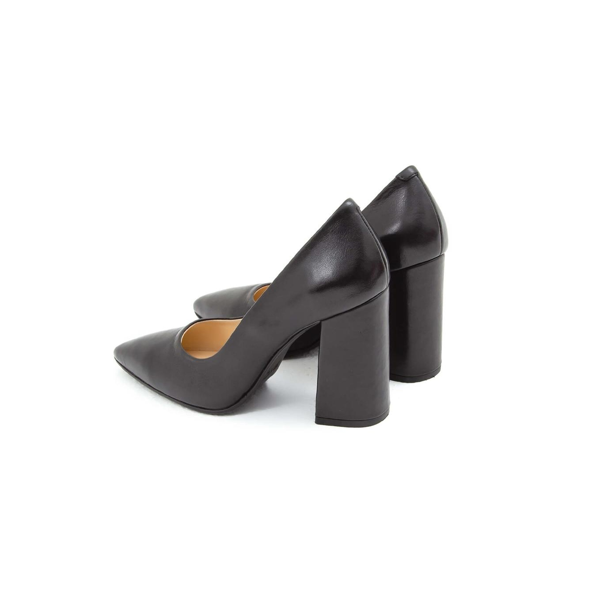 Tamer Tanca Kadın Hakiki Deri Siyah Deri Klasik Ayakkabı