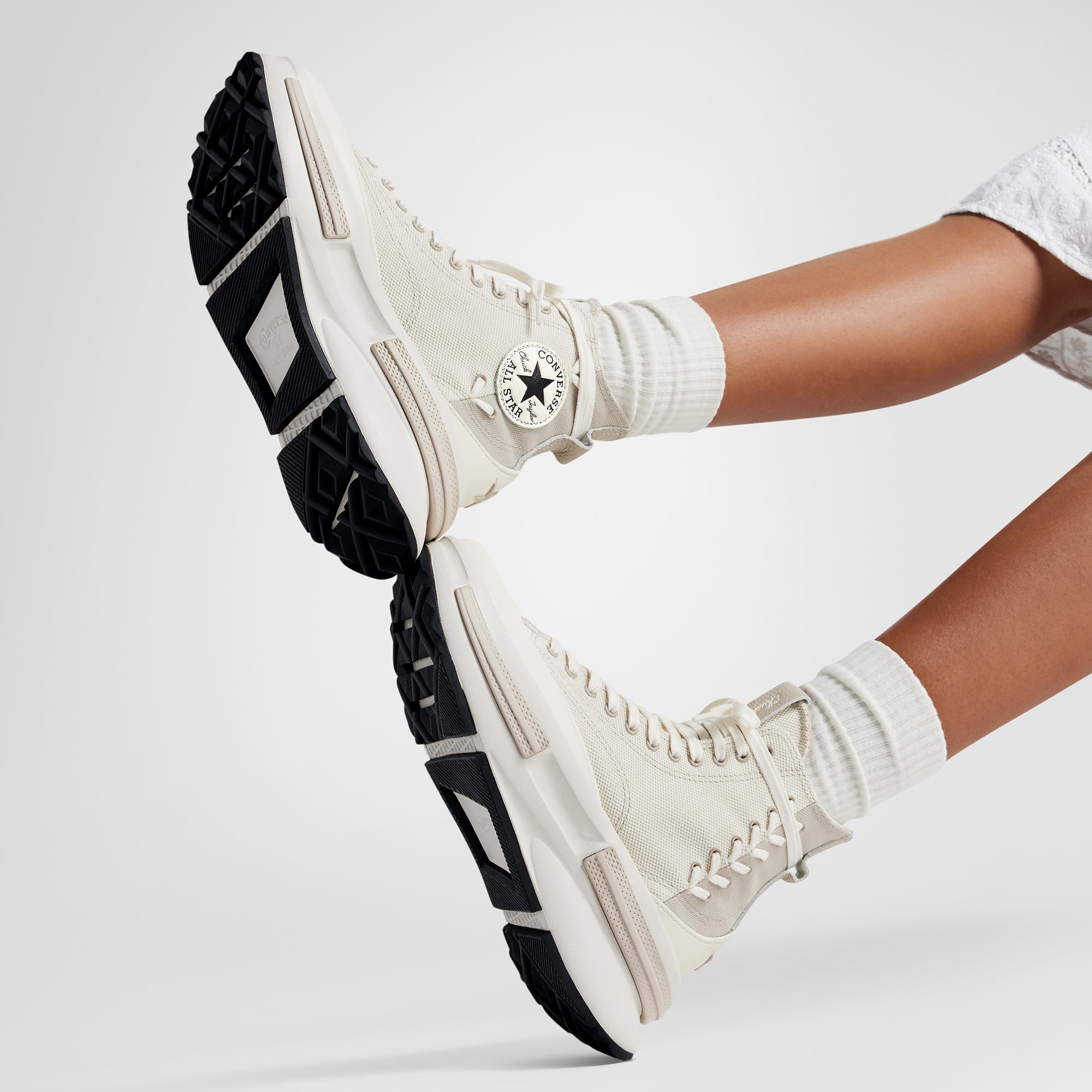 Converse Converse Run Star Legacy Cx Future Comfort Unisex Krem Platform Sneaker | FashFed Krem - 11. görsel