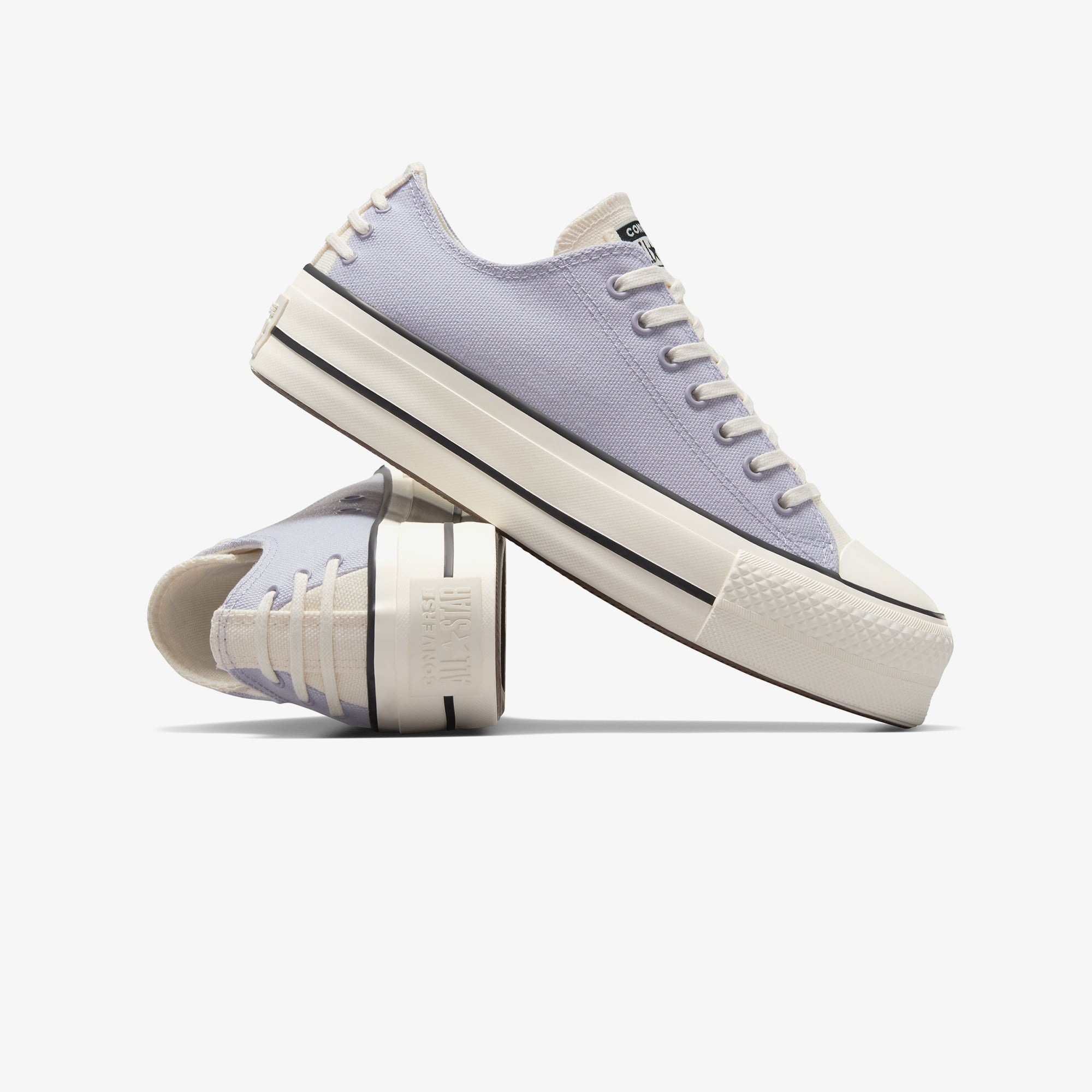 Converse Chuck Taylor All Star Lift Crafted Laces Kadın Lila Platform Sneaker