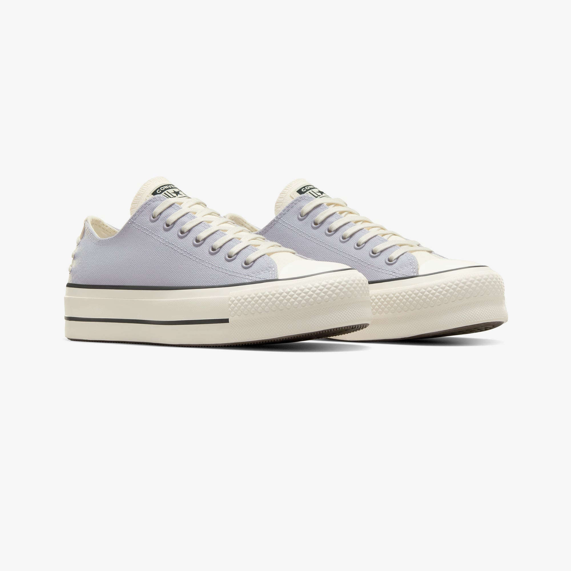 Converse Chuck Taylor All Star Lift Crafted Laces Kadın Lila Platform Sneaker