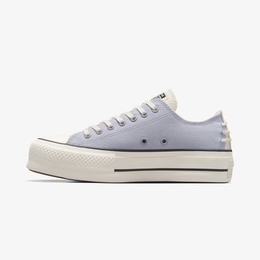  Converse Chuck Taylor All Star Lift Crafted Laces Kadın Lila Platform Sneaker