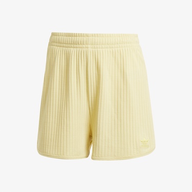  adidas Essentials Wide Rib Sprinter Kadın Sarı Şort