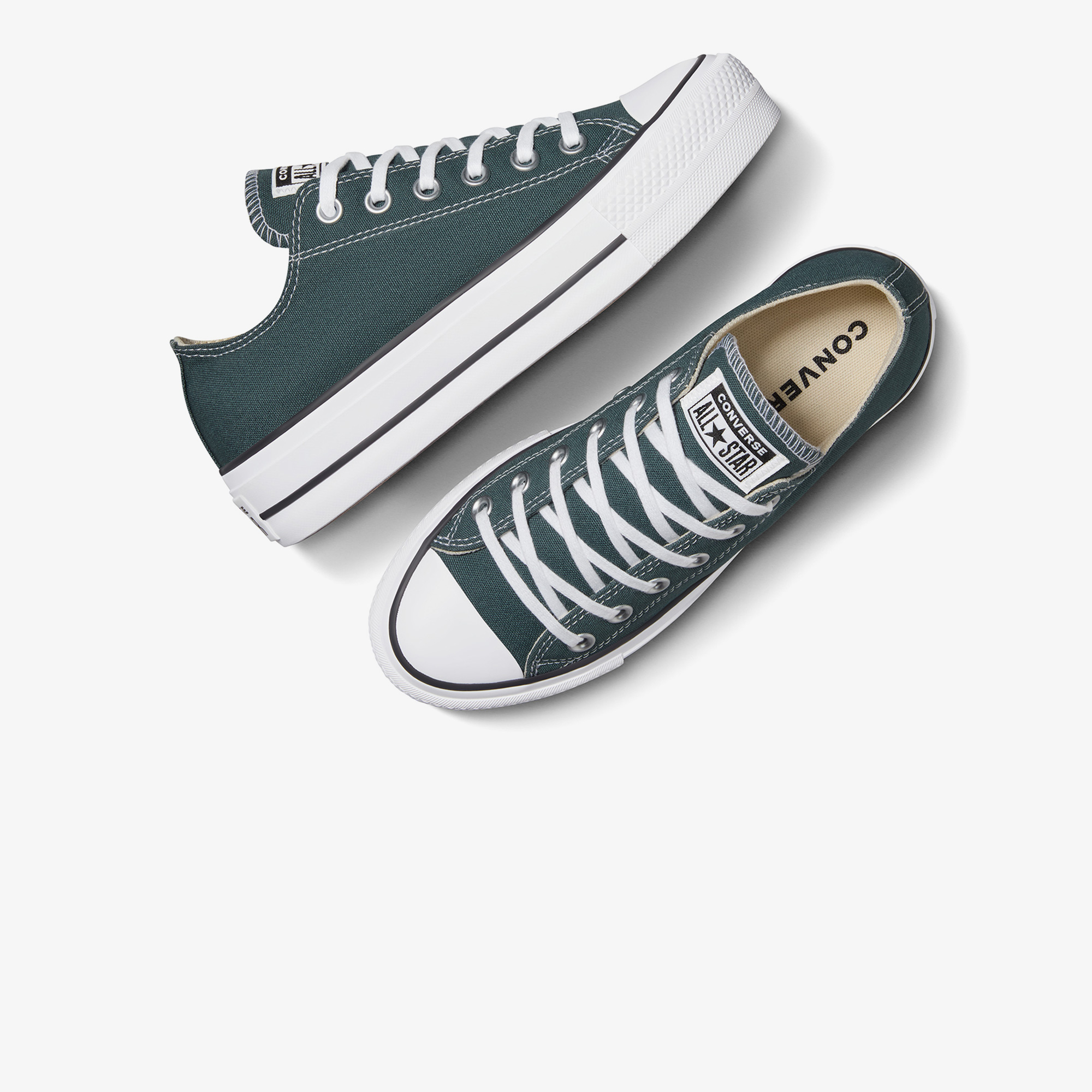 Converse Converse Chuck Taylor All Star Lift Kadın Yeşil Platform Sneaker | FashFed Yeşil - 6. görsel