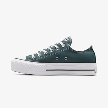  Converse Chuck Taylor All Star Lift Kadın Yeşil Platform Sneaker