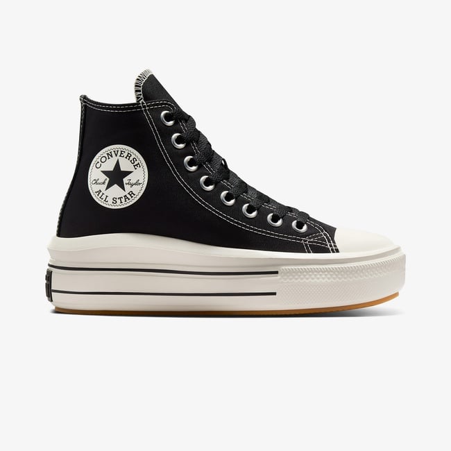  Converse Chuck Taylor All Star Move Platform Kadın Siyah Platform Sneaker