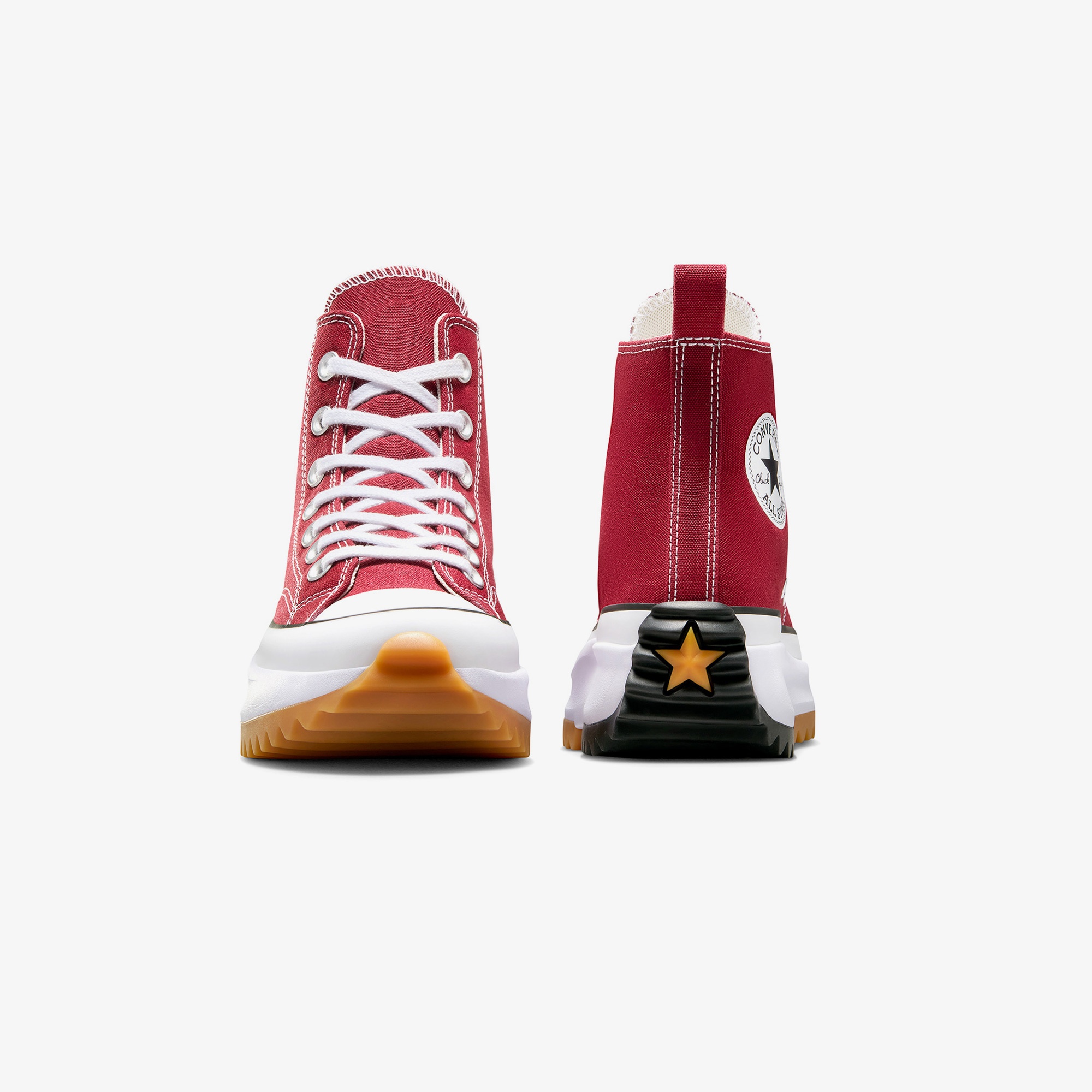 Converse Run Star Hike Unisex Kırmızı Platform Sneaker