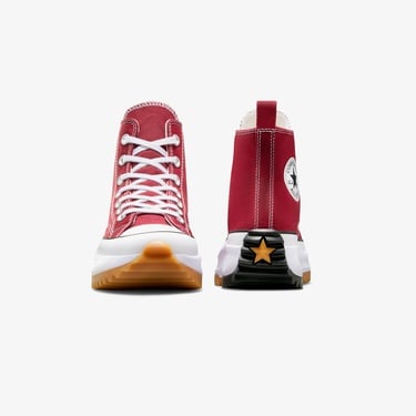  Converse Run Star Hike Unisex Kırmızı Platform Sneaker