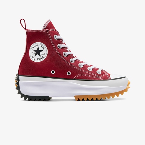  Converse Run Star Hike Unisex Kırmızı Platform Sneaker