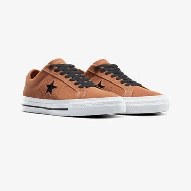  Converse One Star Pro Unisex Turuncu Süet Sneaker
