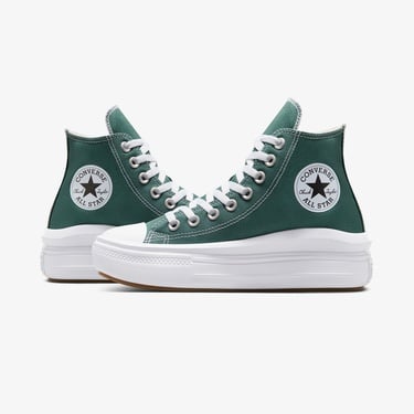  Converse Chuck Taylor All Star Move Platform Kadın Yeşil Platform Sneaker