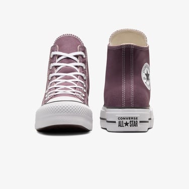  Converse Chuck Taylor All Star Lift Kadın Bordo Platform Sneaker