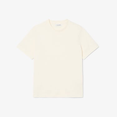  Lacoste Print Kadın Bej T-Shirt