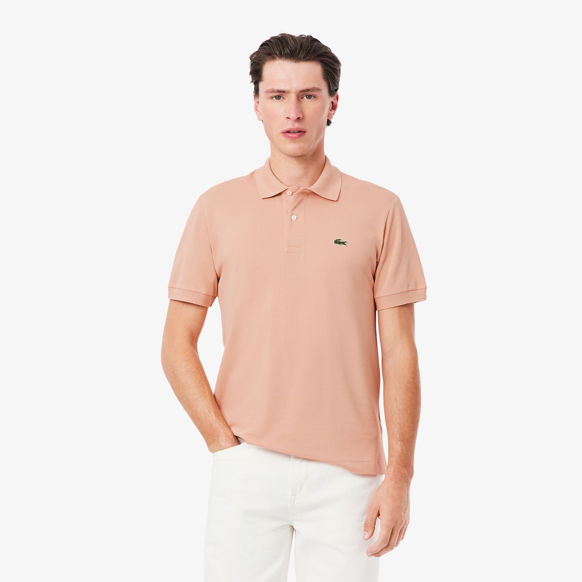 L.12.12 Light Erkek Classic Fit Bej Polo