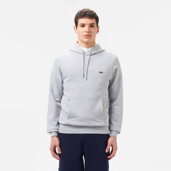  Lacoste Classic Fit  Erkek Gri Sweatshirt