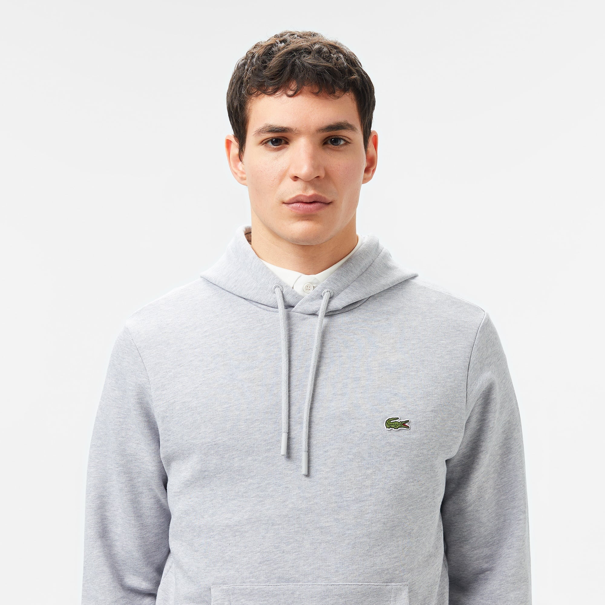 Lacoste Classic Fit  Erkek Gri Sweatshirt