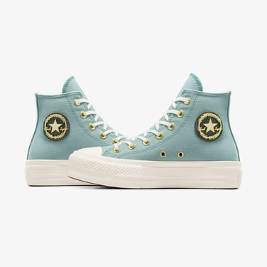  Converse Chuck Taylor All Star Lift Kadın Açık Mavi Platform Sneaker