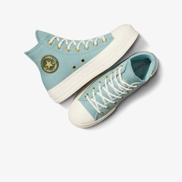  Converse Chuck Taylor All Star Lift Kadın Açık Mavi Platform Sneaker