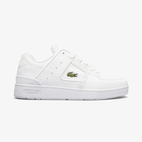  Lacoste Court Cage Leather Kadın Beyaz Sneaker